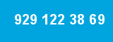 929 122 38 69 929 122 38 69